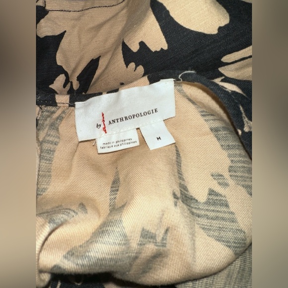 Anthropologie The Somerset Jumpsuit - black/tan/floral - Picture 8 of 8